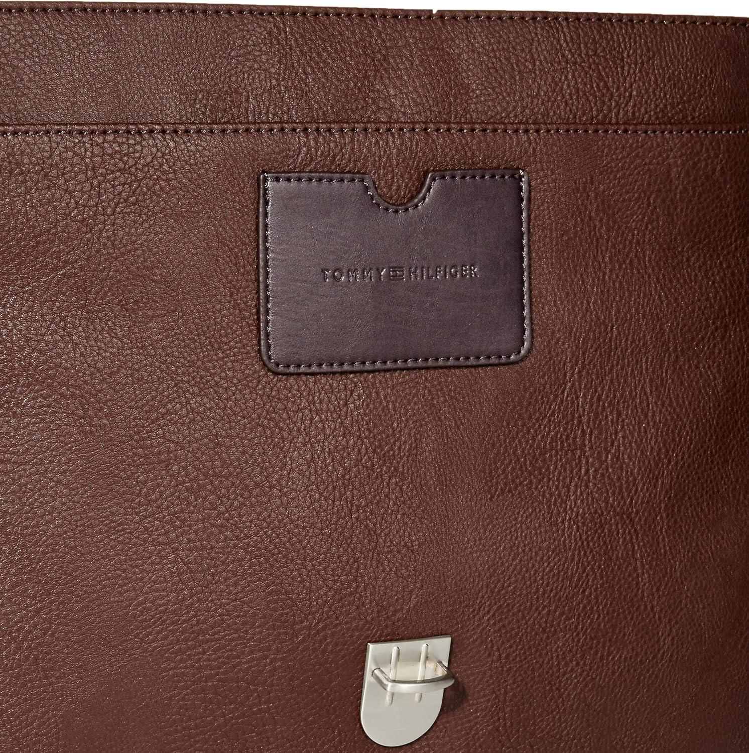 imageTommy Hilfiger mens Leo Messenger BagDark Chocolate