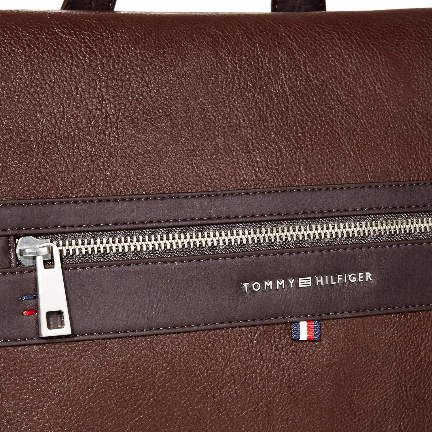 imageTommy Hilfiger mens Leo Messenger BagDark Chocolate