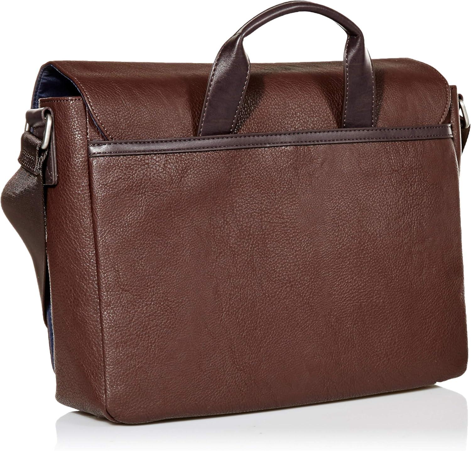 imageTommy Hilfiger mens Leo Messenger BagDark Chocolate