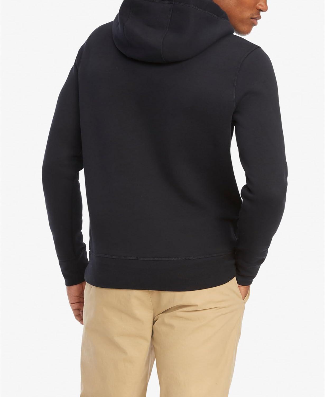 imageTommy Hilfiger mens Medium Weight Fleece Hoodie Sweatshirt With Embroidered Logo Also Available in Big ampamp TallDesert Sky