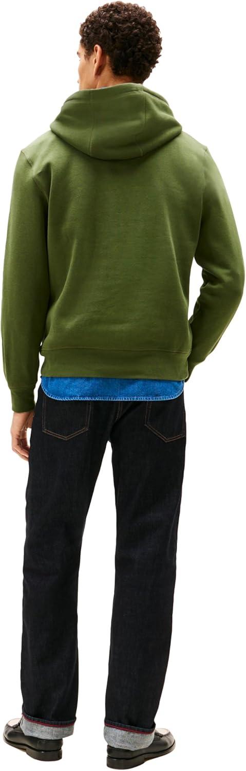 imageTommy Hilfiger mens Medium Weight Fleece Hoodie Sweatshirt With Embroidered Logo Also Available in Big ampamp TallMountain Pine