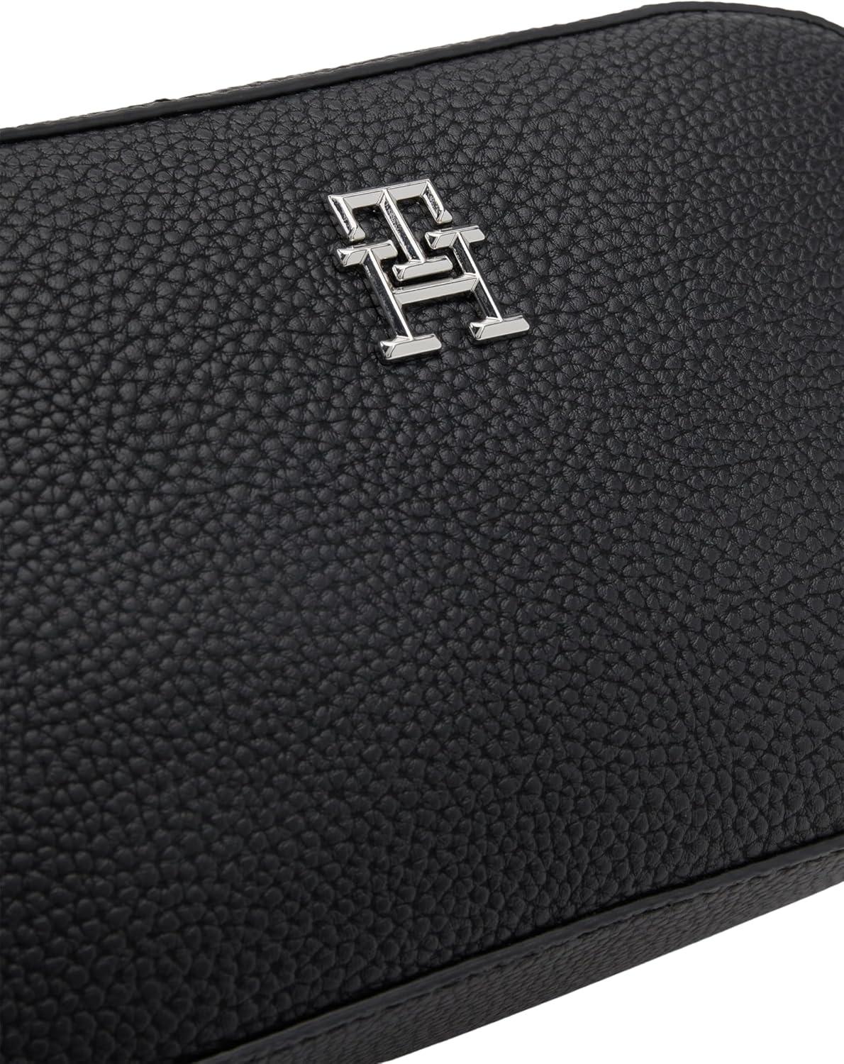 imageTommy Hilfiger womens Emblem Camera Crossbody BagBlack