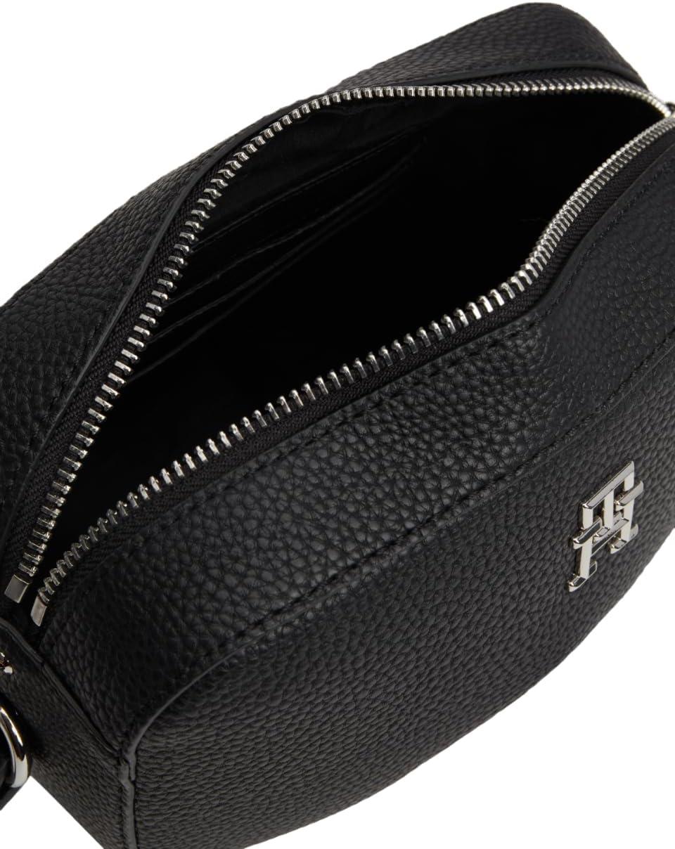 imageTommy Hilfiger womens Emblem Camera Crossbody BagBlack