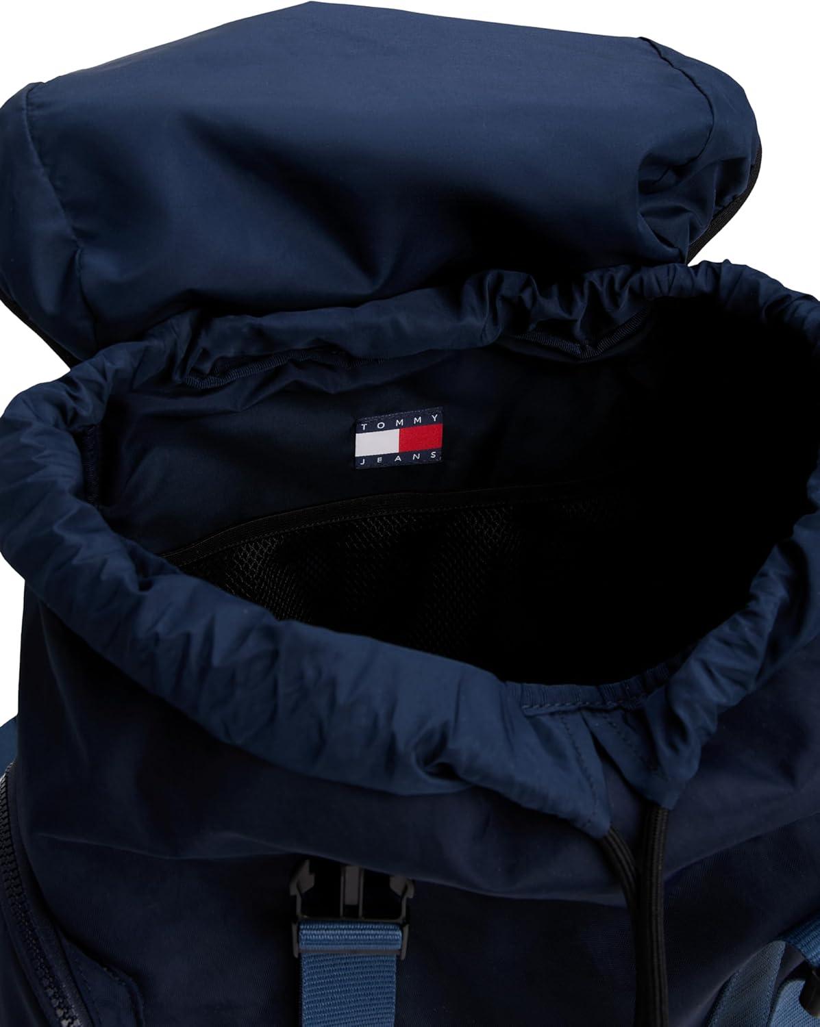 imageTommy Jeans Mens Daily Elevated Flap Backpack BlackDark Night Navy