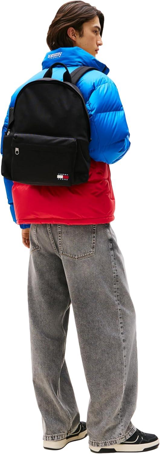 imageTommy Jeans Mens Essential Daily Dome Backpack MYSTIC PEBBLE One SizeBlack