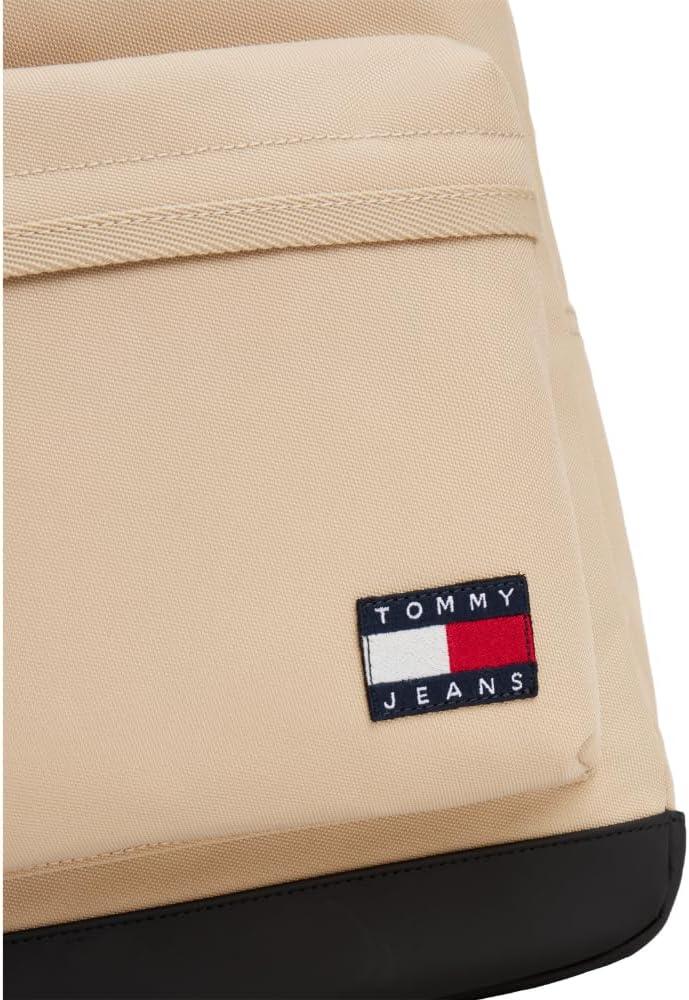 imageTommy Jeans Mens Essential Daily Dome Backpack MYSTIC PEBBLE One SizeGentle Gold