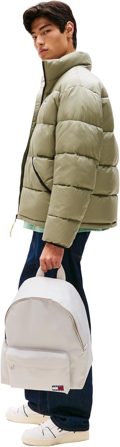 imageTommy Jeans Mens Essential Daily Dome Backpack MYSTIC PEBBLE One SizeMystic Pebble