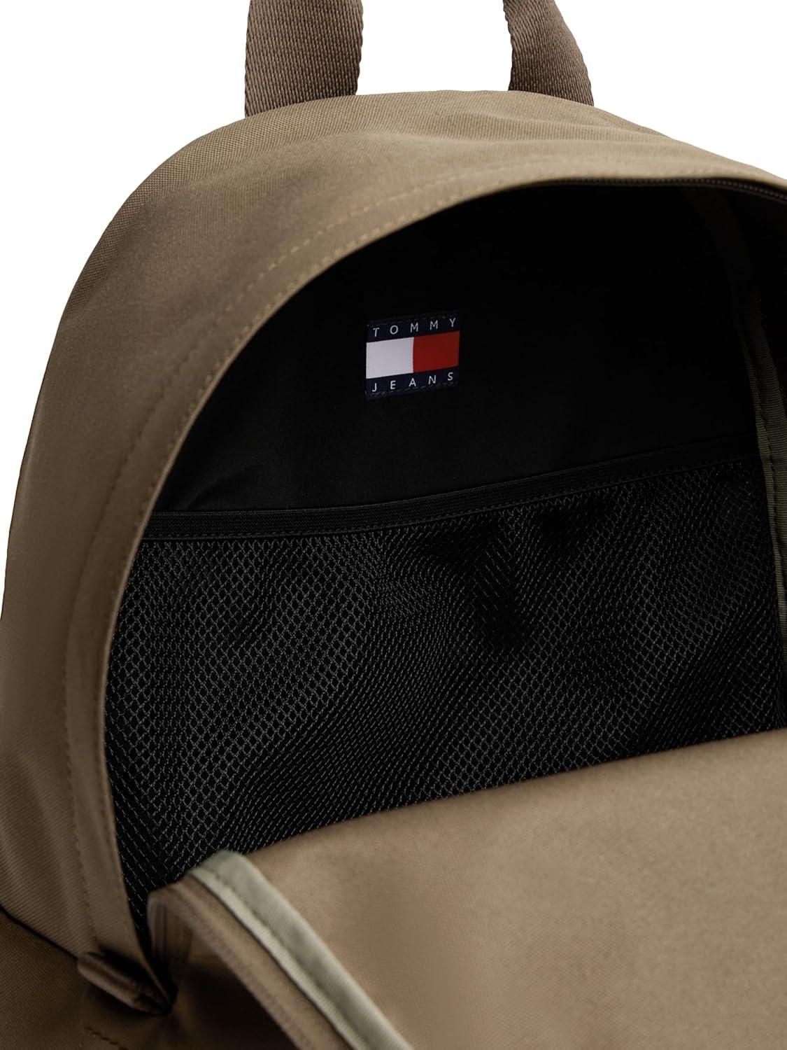 imageTommy Jeans Mens Essential Daily Dome Backpack MYSTIC PEBBLE One SizeVelvet Brown