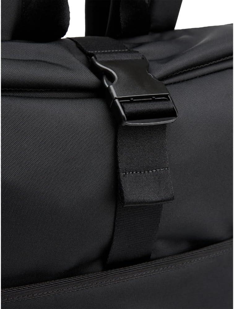 imageTommy Jeans Mens Essential Daily Rolltop Backpack Pewter GreenBlack