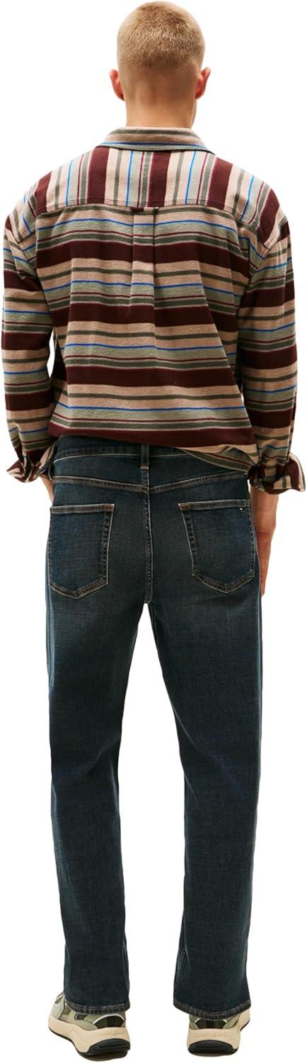 imageTommy Jeans Mens Regular Straight Stretch JeansDenim Dark Wash
