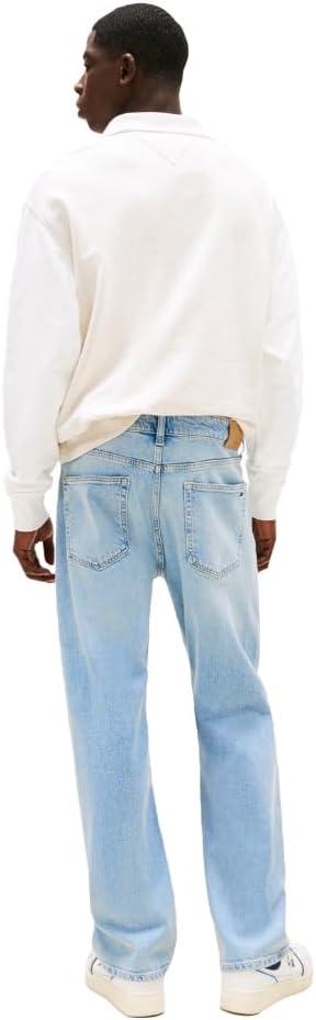 imageTommy Jeans Mens Regular Straight Stretch JeansDenim Light