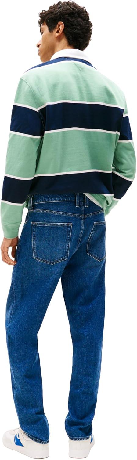 imageTommy Jeans Mens Relaxed Tapered Stretch JeansDenim Dark