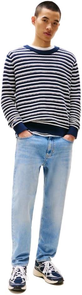 imageTommy Jeans Mens Relaxed Tapered Stretch JeansDenim Light