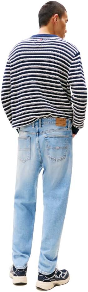 imageTommy Jeans Mens Relaxed Tapered Stretch JeansDenim Light
