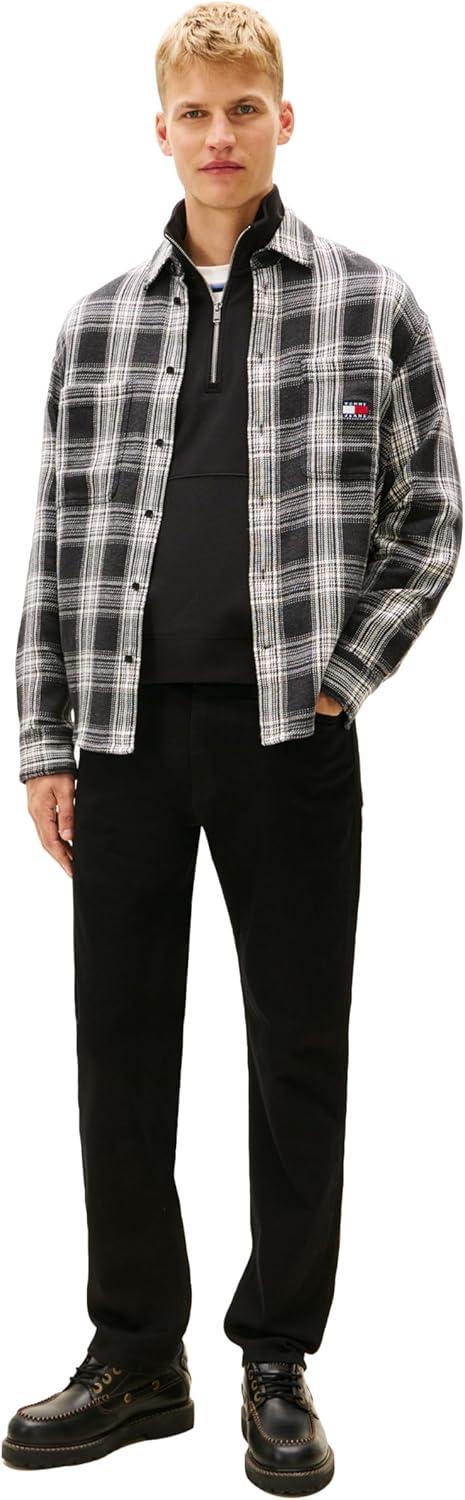 imageTommy Jeans Mens Slim Straight Stretch JeansDenim Black