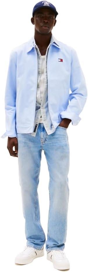 imageTommy Jeans Mens Slim Straight Stretch JeansDenim Light