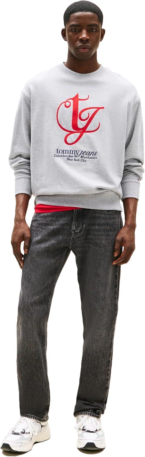 imageTommy Jeans Mens Slim Straight Stretch JeansDenim Washed Black