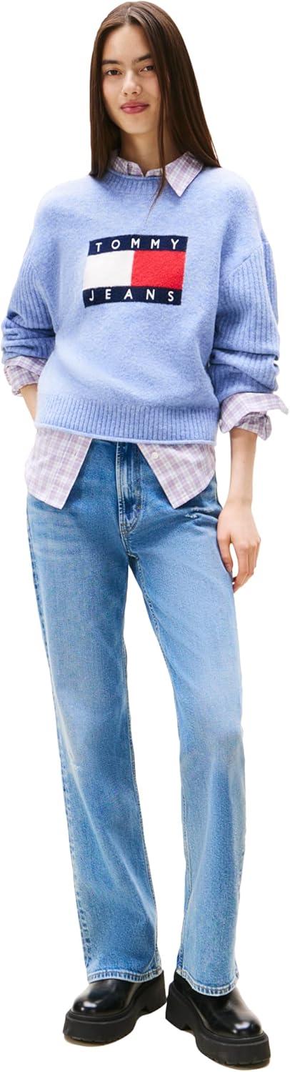 imageTommy Jeans Womens Cleo Mid Rise Bootcut JeansDenim Medium