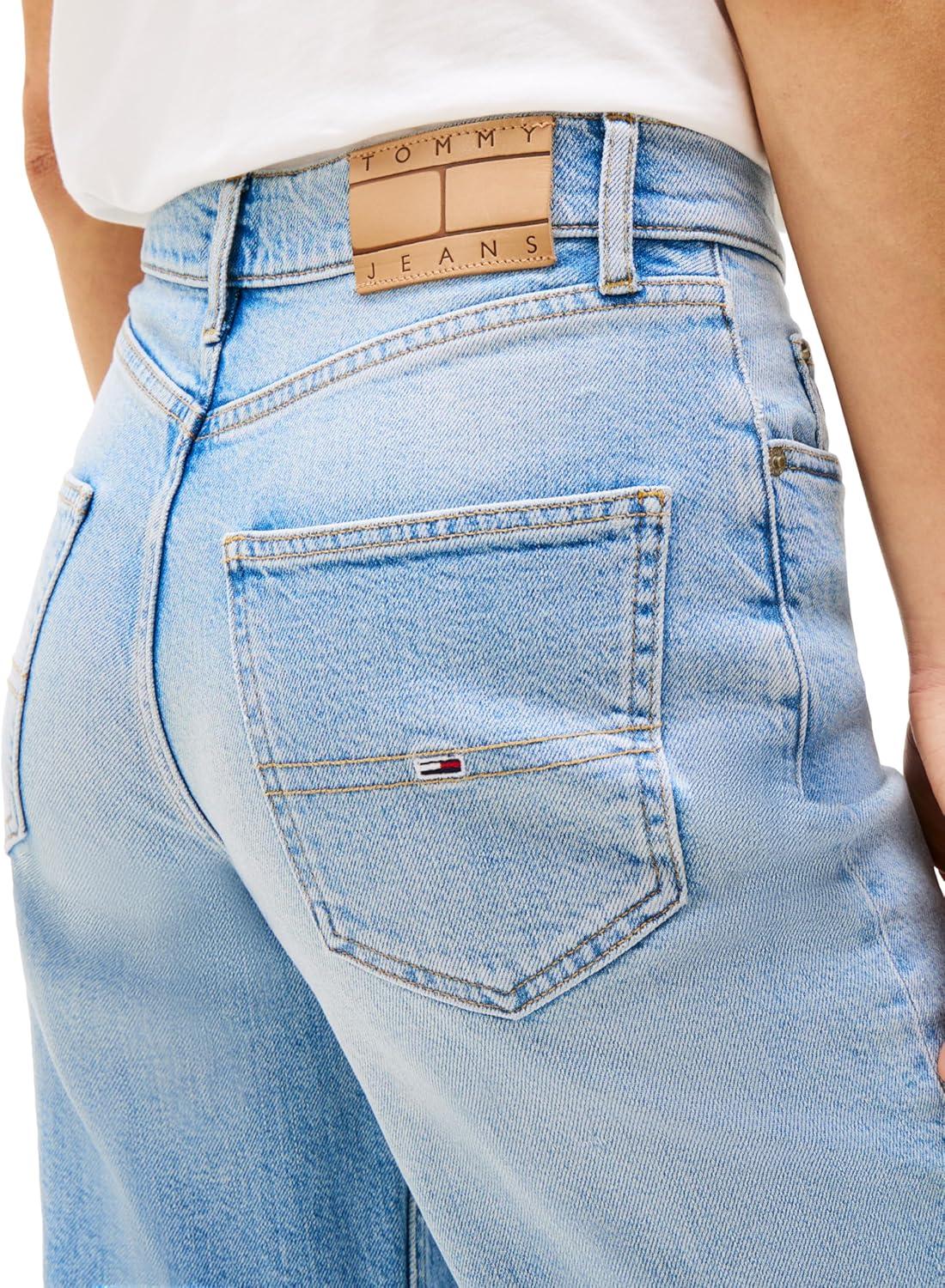 imageTommy Jeans Womens Layla High Rise Slim Straight JeansDenim Light