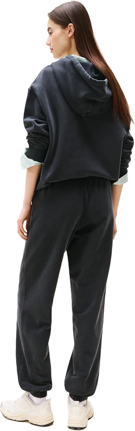 imageTommy Jeans Womens Relaxed Crest Logo Jogger SweatpantsBlack