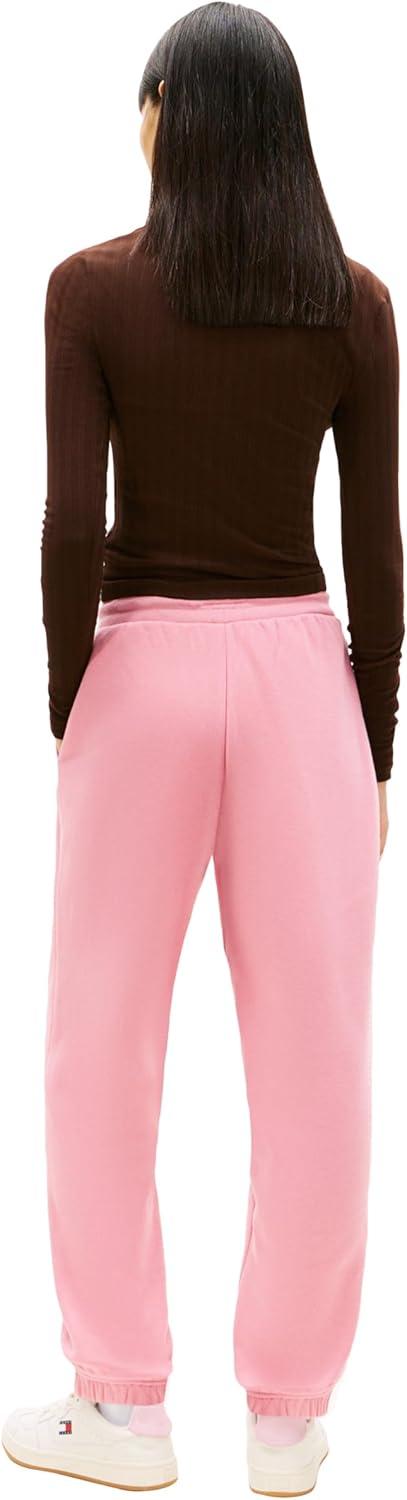 imageTommy Jeans Womens Relaxed Printed Logo Jogger SweatpantsMystic Pink