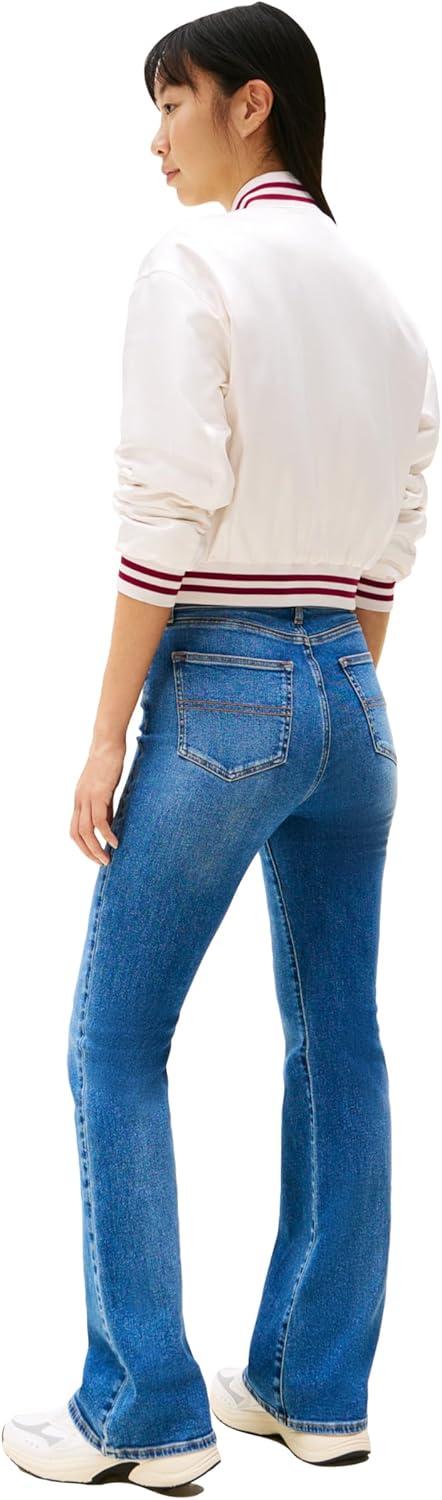 imageTommy Jeans Womens Sylvia High Rise Flare JeansDenim Medium