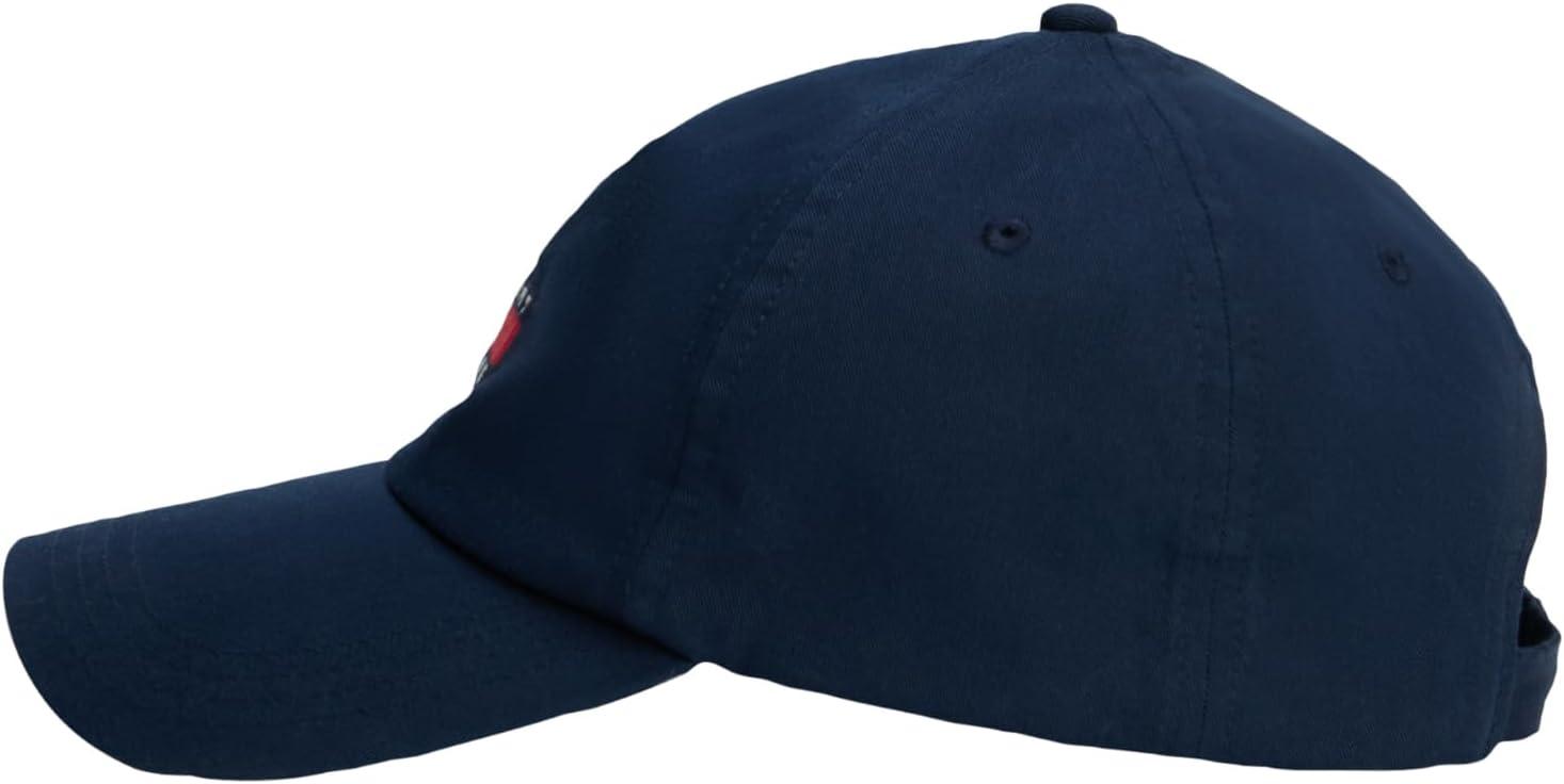 imageTommy Jeans Womens Tommy Jeans Hats for Women Cotton Logo Adjustable Baseball CapDark Night Navy