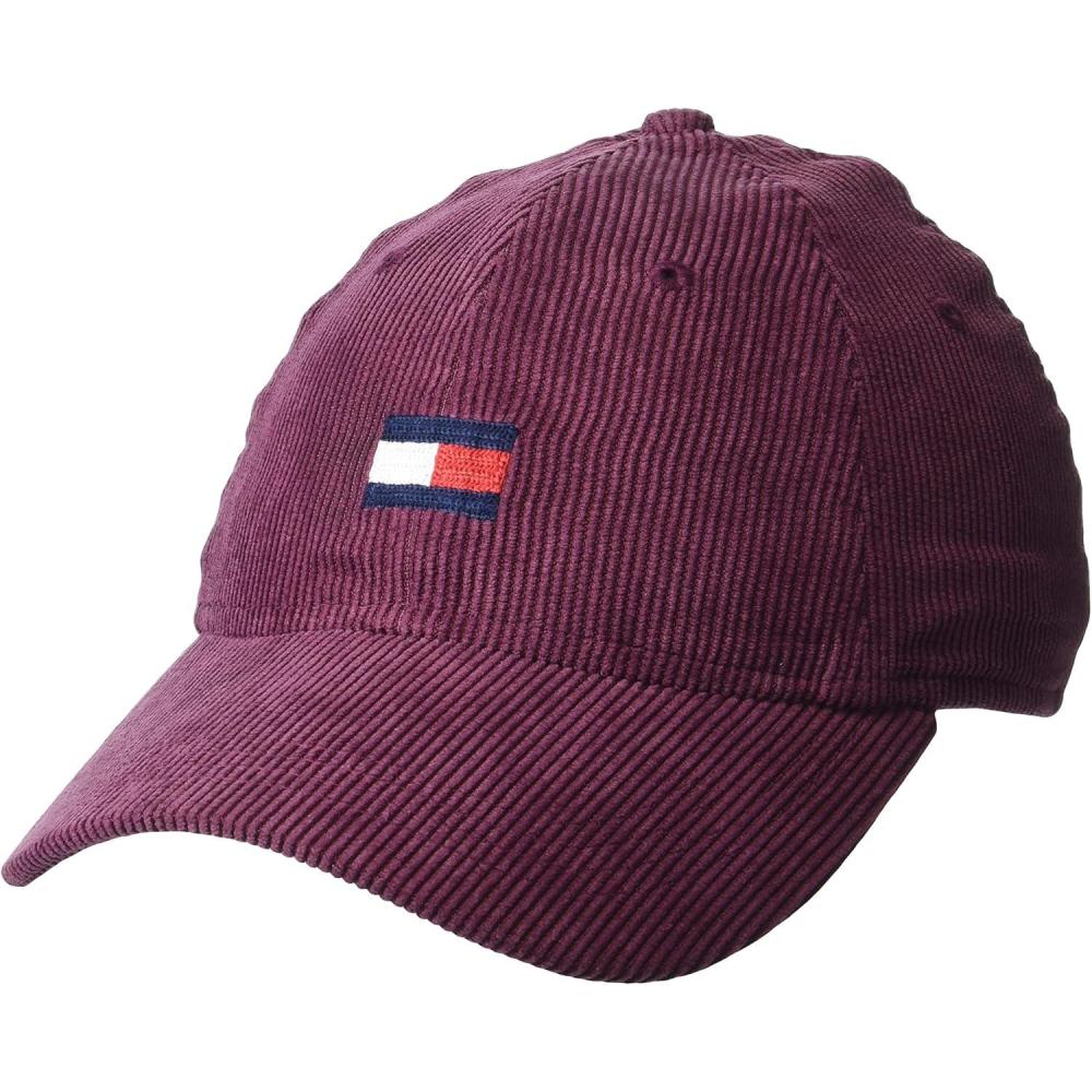 imageTommy Hilfiger Mens Cotton Ardin Adjustable Baseball CapDeep Rouge