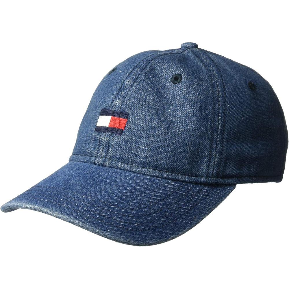 imageTommy Hilfiger Mens Cotton Ardin Adjustable Baseball CapDenim