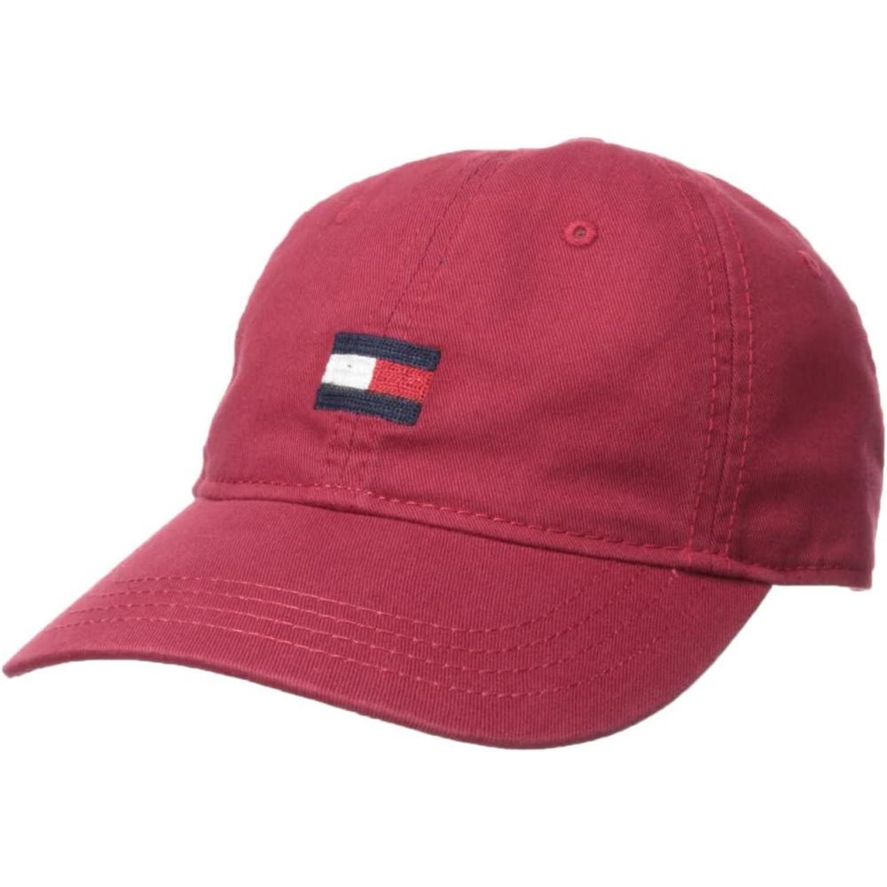 imageTommy Hilfiger Mens Cotton Ardin Adjustable Baseball CapTommy Red