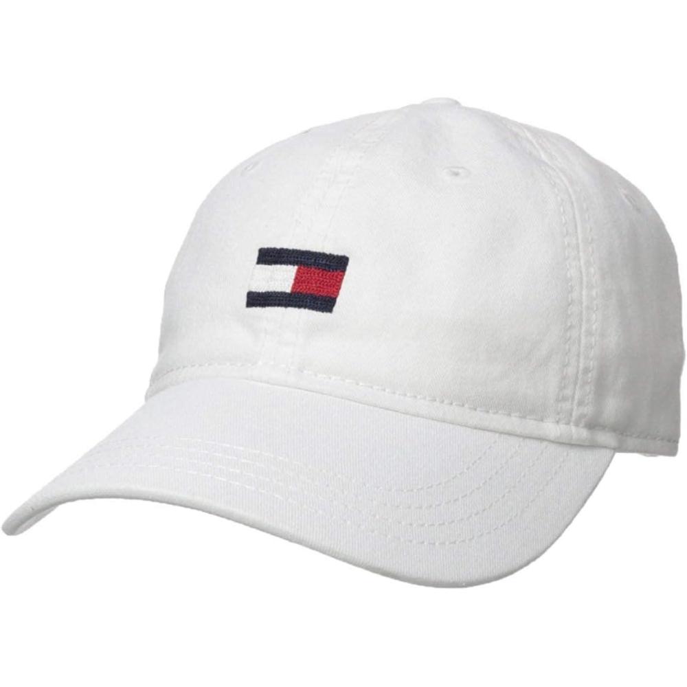 imageTommy Hilfiger Mens Cotton Ardin Adjustable Baseball CapWhite