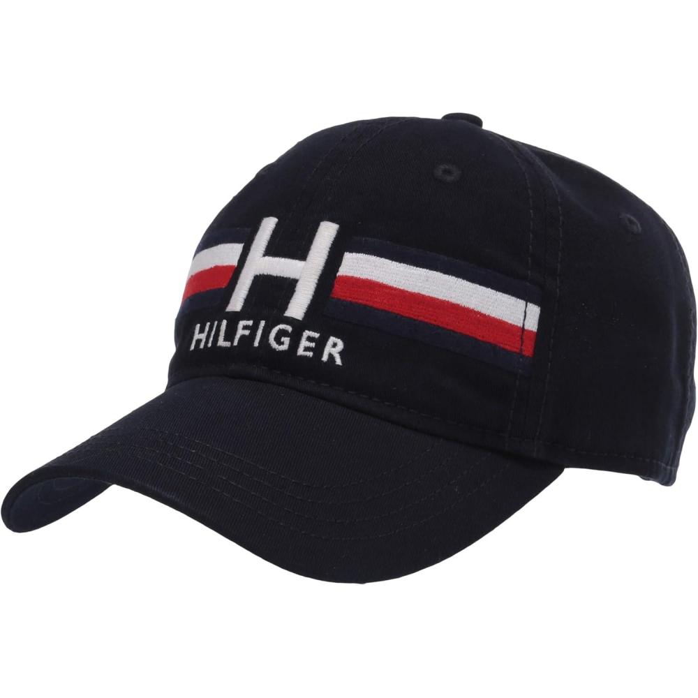 imageTommy Hilfiger Mens Cotton Ira Adjustable Baseball CapSky Captain