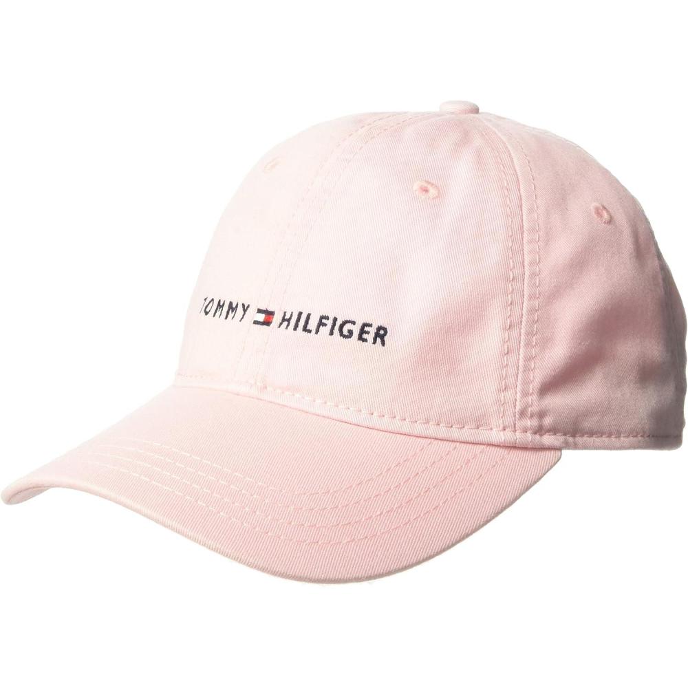 imageTommy Hilfiger Mens Cotton Logo Adjustable Baseball CapCrystal Rose