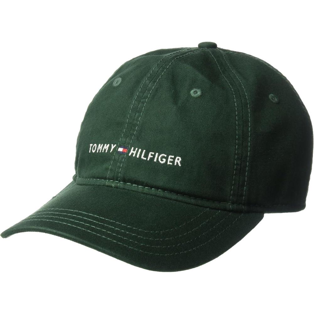 imageTommy Hilfiger Mens Cotton Logo Adjustable Baseball CapPine Grove