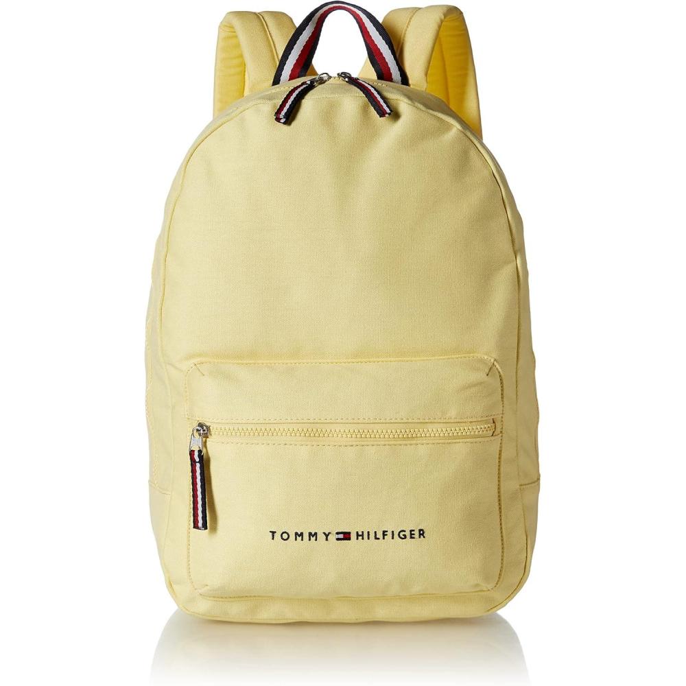 imageTommy Hilfiger Mens Jackson Canvas Backpack BlackCountry Yellow