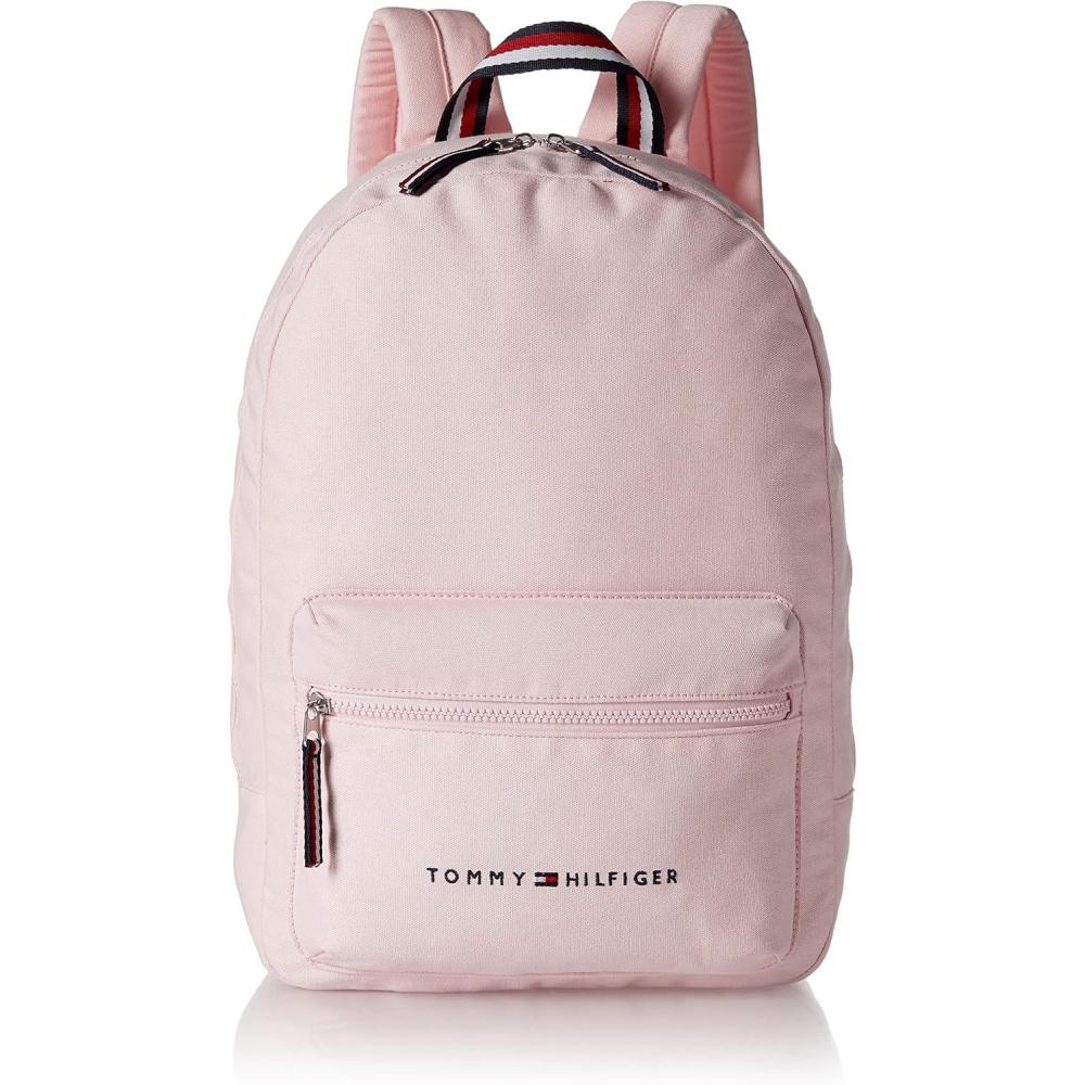 imageTommy Hilfiger Mens Jackson Canvas Backpack BlackLight Pink