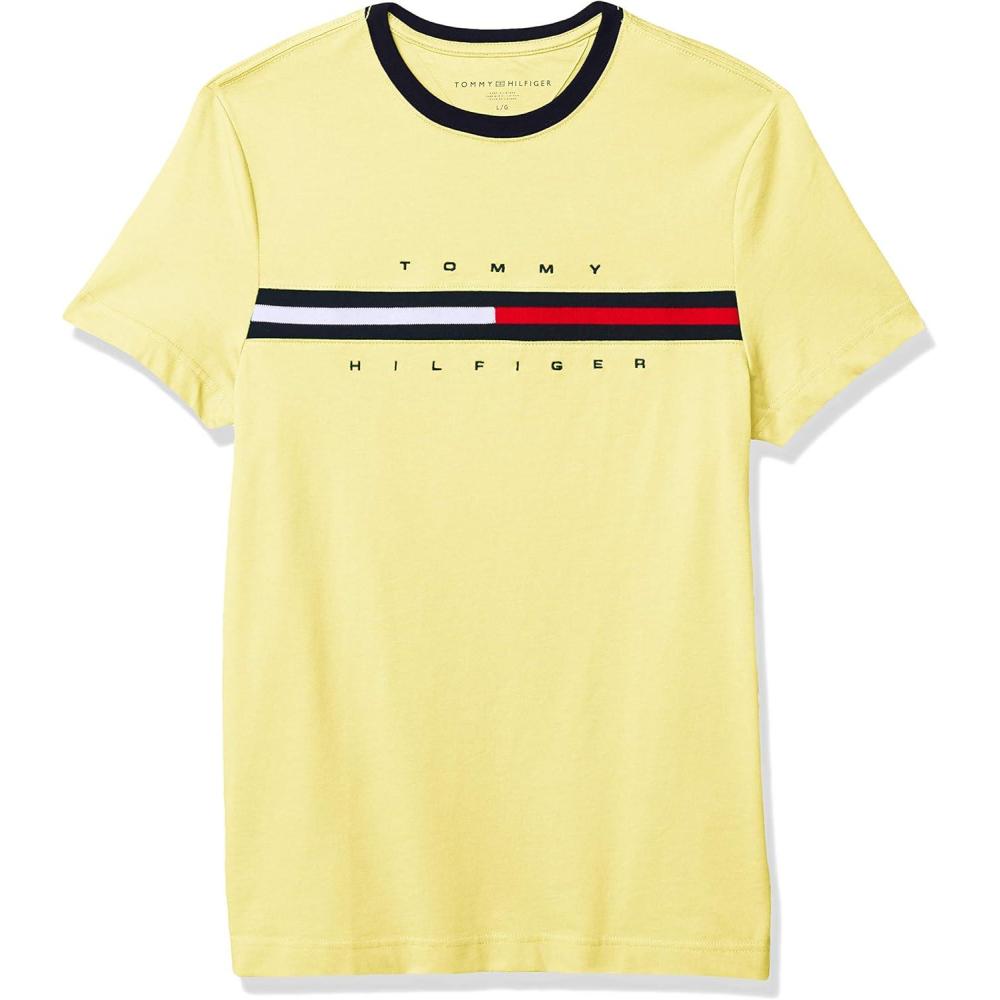 imageTommy Hilfiger Mens M Script Tino Ss TeeLimelight