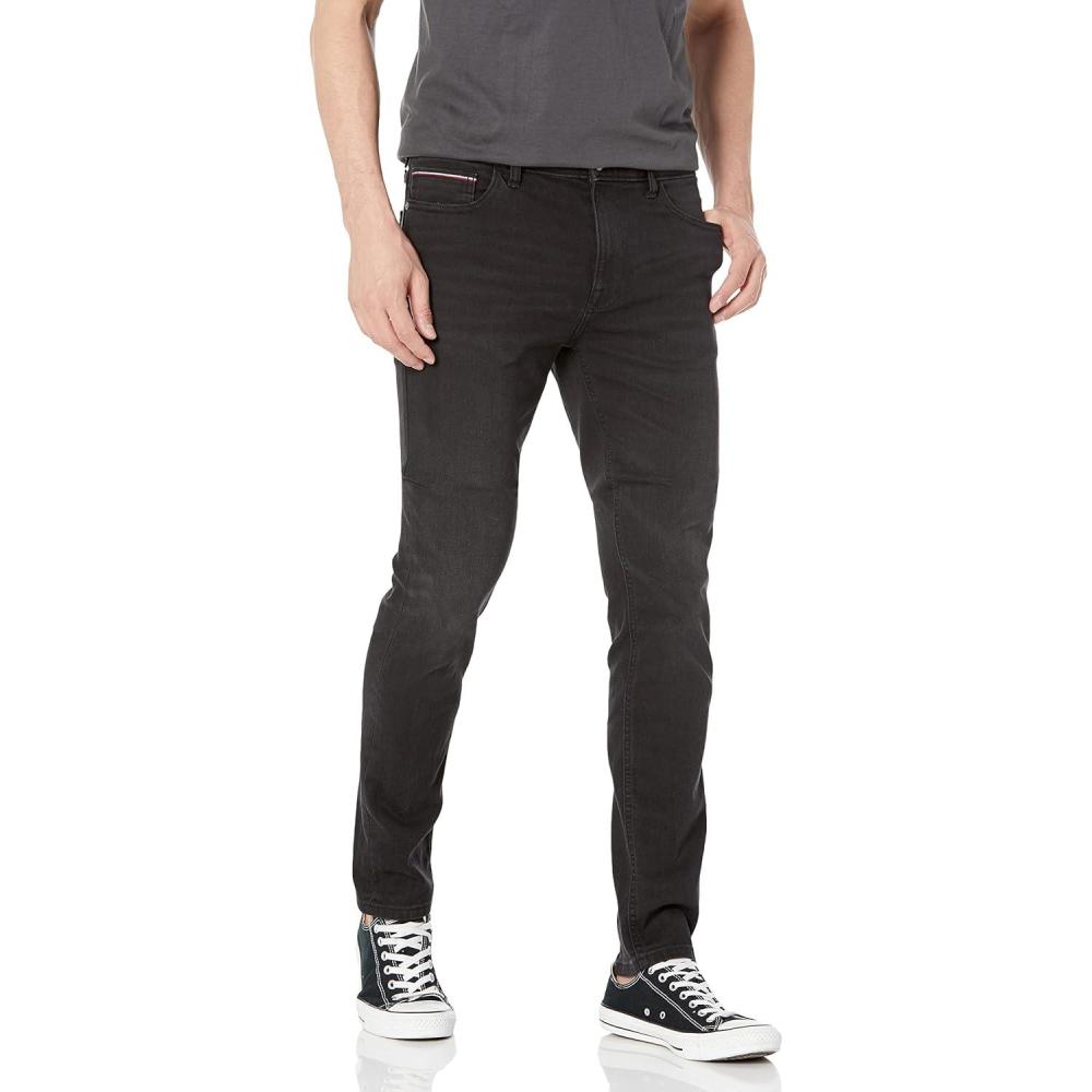 imageTommy Hilfiger Mens M Tj Adam SlimBlack Wash