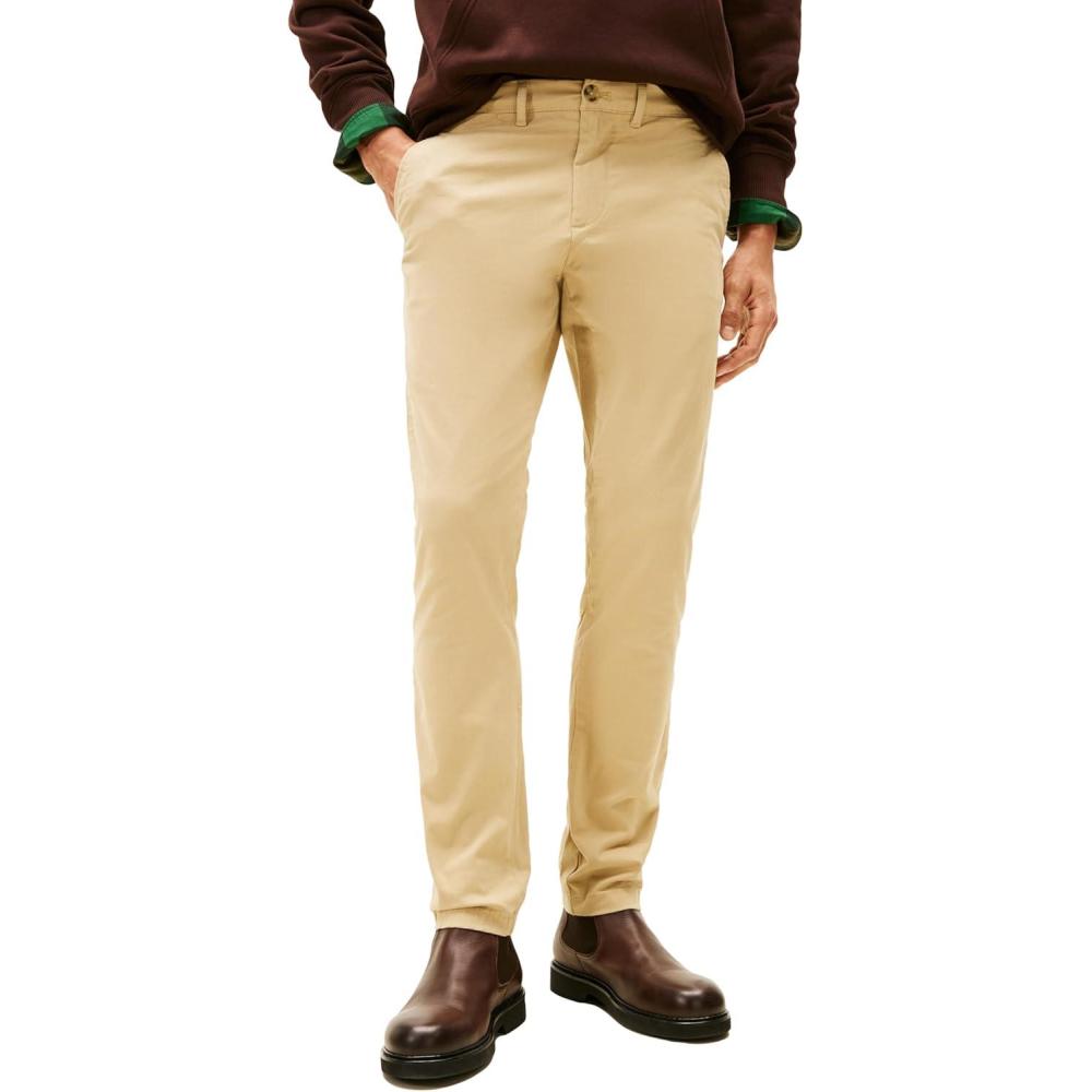 imageTommy Hilfiger Mens Stretch Cotton Chino Pants in Slim FitMallet