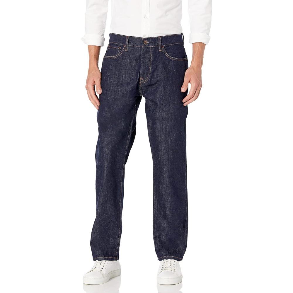 imageTommy Hilfiger Mens THD Relaxed Fit JeansRinse Blue