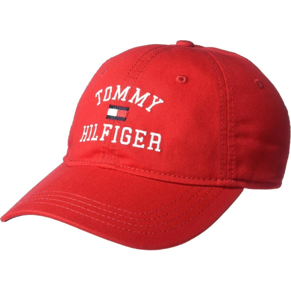 imageTommy Hilfiger Mens Tommy Adjustable Baseball CapApple Red