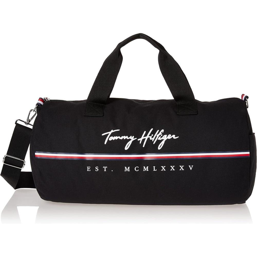 imageTommy Hilfiger Mens York Bag DUFFLE RougeTH DEEP BLACK
