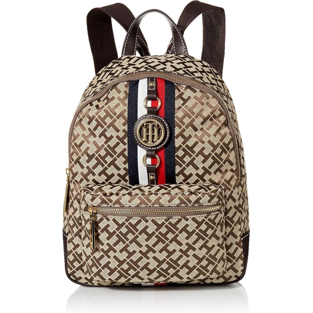 imageTommy Hilfiger Womens Jaden Plus BackpackTommy Chocolate