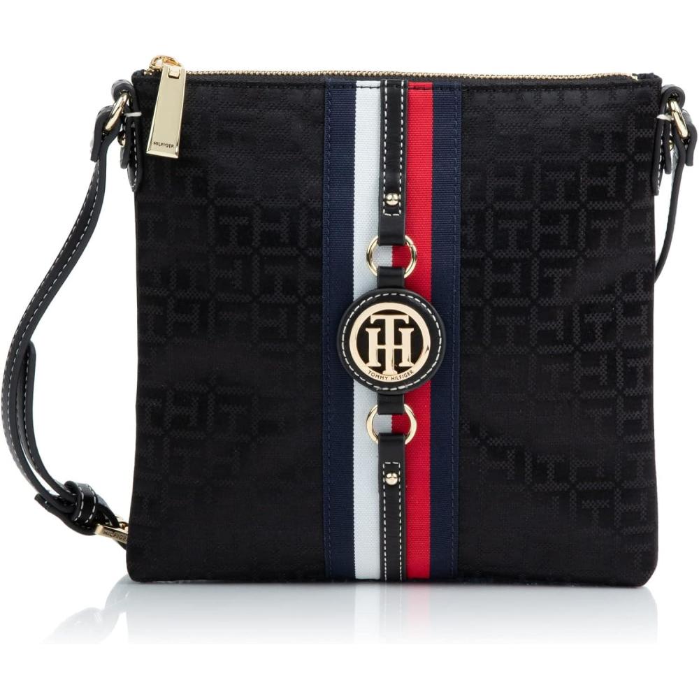 imageTommy Hilfiger Womens Jaden Plus CrossbodyBlack Tonal
