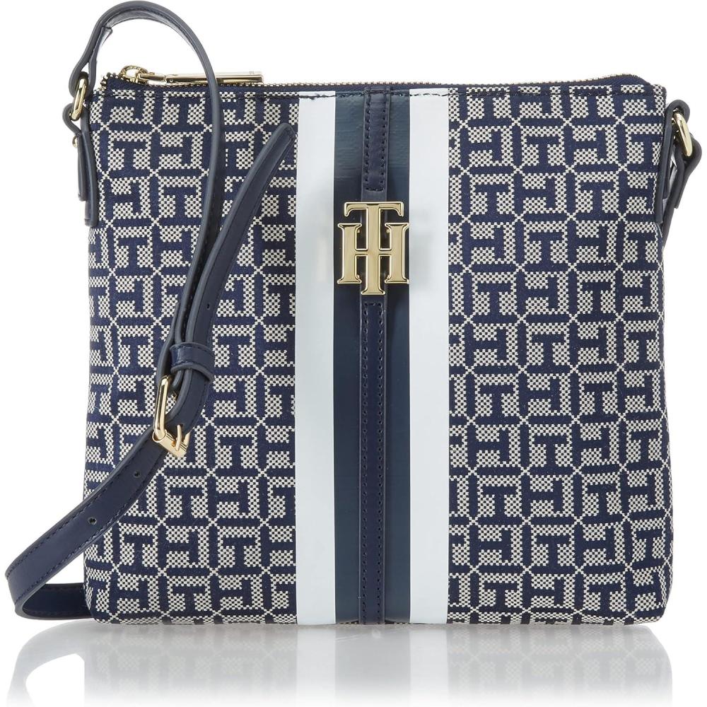 imageTommy Hilfiger Womens Jaden Plus CrossbodyLight StoneNavy