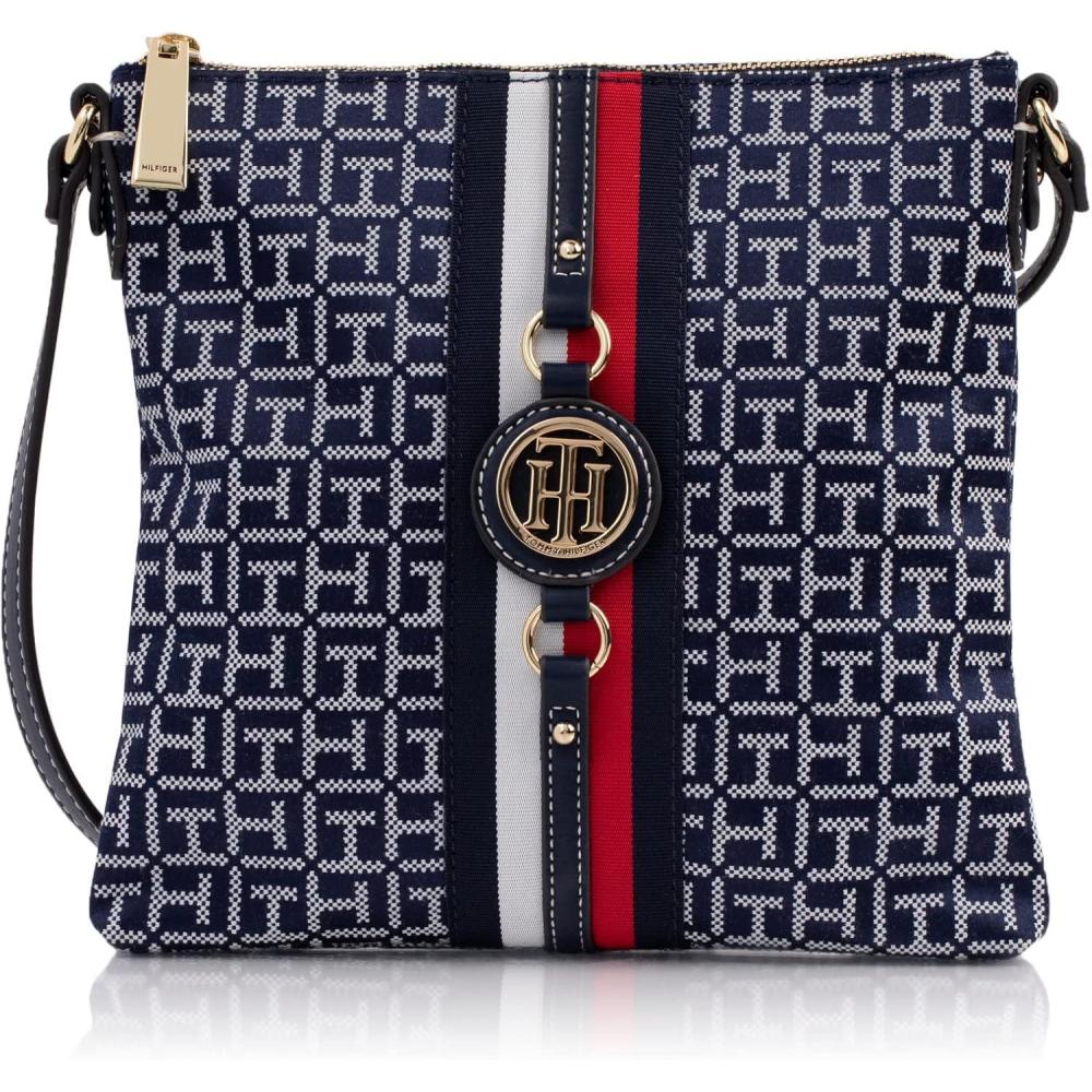 imageTommy Hilfiger Womens Jaden Plus CrossbodyNavyWhite