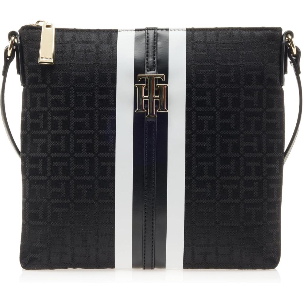 imageTommy Hilfiger Womens Jaden Plus CrossbodyTonal Black