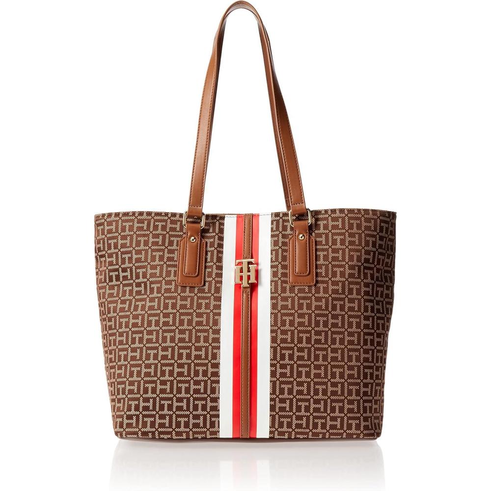 imageTommy Hilfiger Womens Jaden Plus ToteChestnutTannin