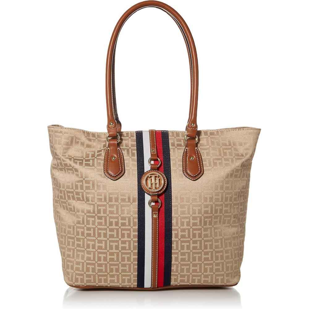 imageTommy Hilfiger Womens Jaden Plus ToteTommy Cognac