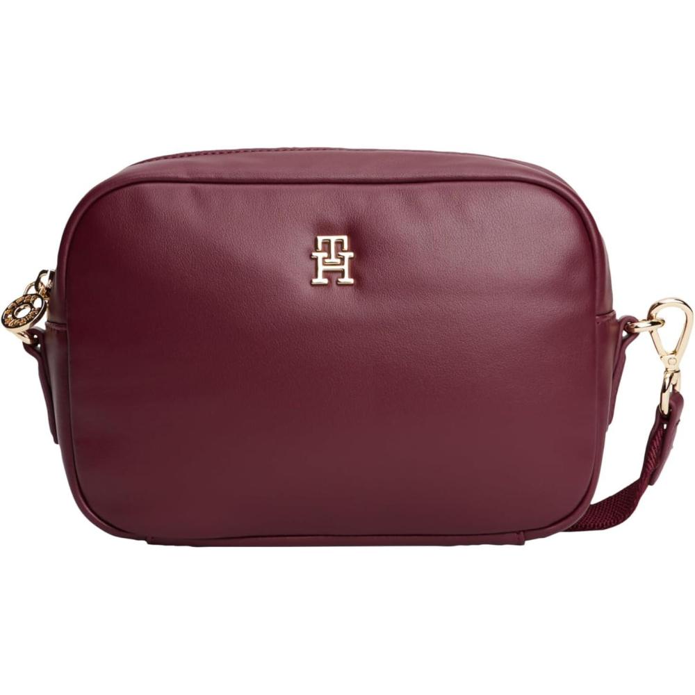 imageTommy Hilfiger Womens Popette Soft Camera BagDeep Rouge